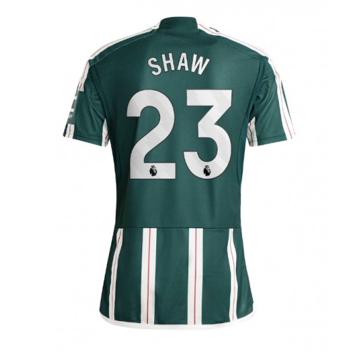 Maillot de foot Manchester United Luke Shaw #23 Extérieur 2023-24 Manches Courte